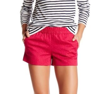 J. Crew Womens Floral Jacquard Pull-on Short